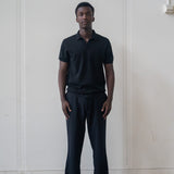 Donce de la Sense 100% cotton pique short-sleeved shirt, offering breathability, comfort, and timeless style for warmer months.
