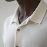 Donce de la Sense Cotton-Silk Pique Shirt, offering a subtle sheen and breathable fabric, perfect for warm weather.