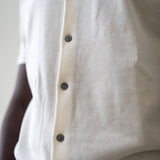 Donce de la Sense Cotton-Silk Button-Up Shirt, crafted from a luxurious cotton-silk blend for a smooth and comfortable fit.