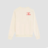 Premium Donce de la Sense sweatshirt with a captivating logo print, made from sustainable organic cotton for superior comfort.