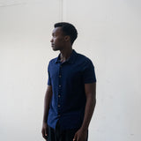 Donce de la Sense Cotton-Silk Button-Up, featuring a smooth fabric blend and sophisticated button-up design for versatile styling.