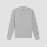 Donce de la Sense Polo Long Sleeve, crafted from 100% organic ring-spun combed cotton with a rich piqué weave for a premium feel.