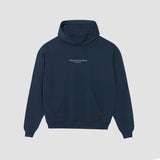 The Donce de la Sense hoodie offers a heavy, high GSM feel, crafted from 100% Organic Carded Cotton. Handprinted in Sweden, this hoodie is the perfect example of Stockholm style and sustainable luxury.