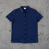 Donce de la Sense Cotton-Silk Button-Up Shirt, designed with a luxurious cotton-silk blend, perfect for both casual and formal settings.
